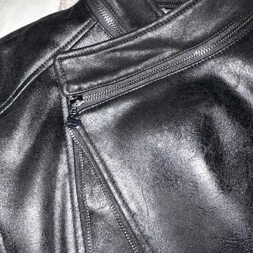 Great New Biker Jacket leather effect.
